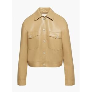 Wilfred 'Autumn' Beige Polyester Shirt Jacket Size XS